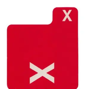 Doublet kaartje geplastificeerd