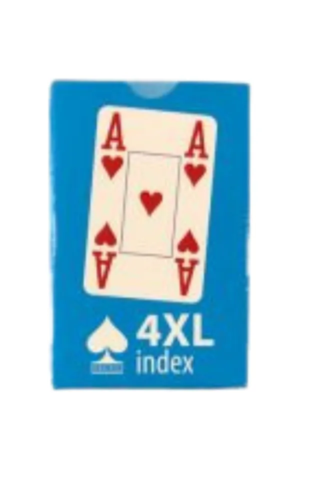 [68505 Blauw] Speelkaarten XL Symbolen (blauw)