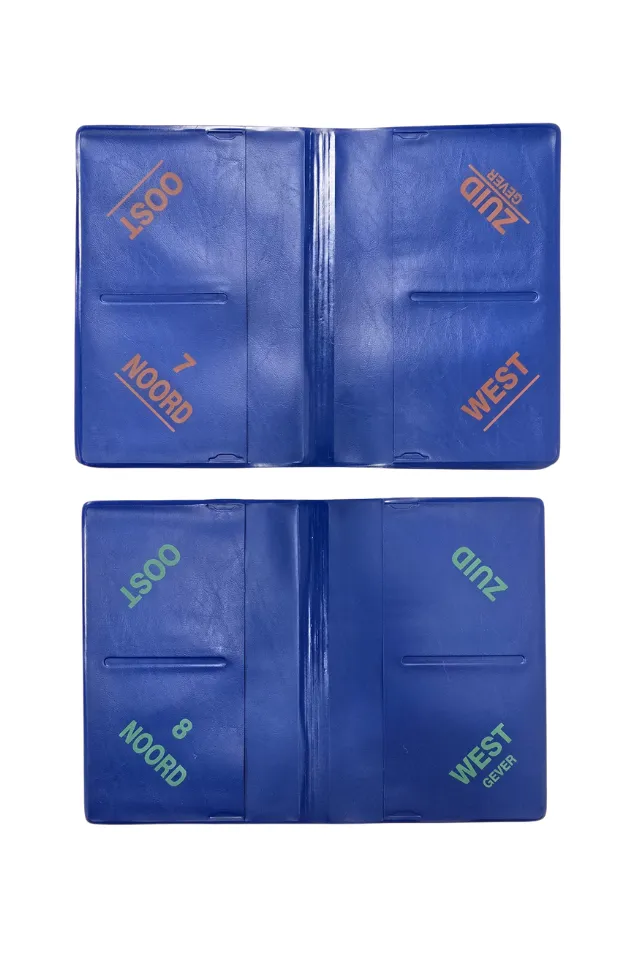 [26010 Bl] Voorbedrukte insteekmapjes 1 t/m 8 (blauw)